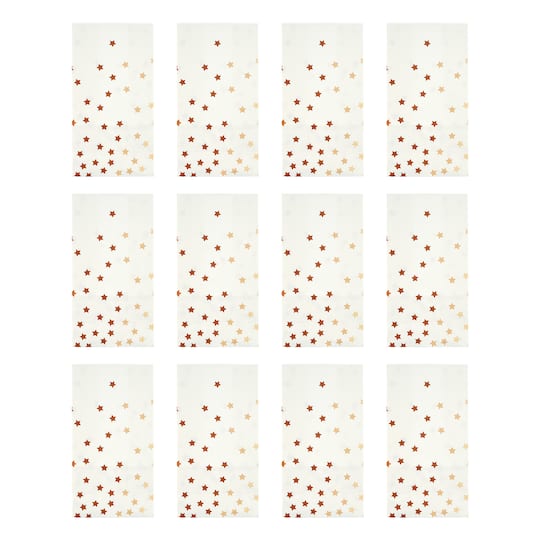 24 Packs: 12 ct. (288 total) Gold Stars Favor Bags by Celebrate It™